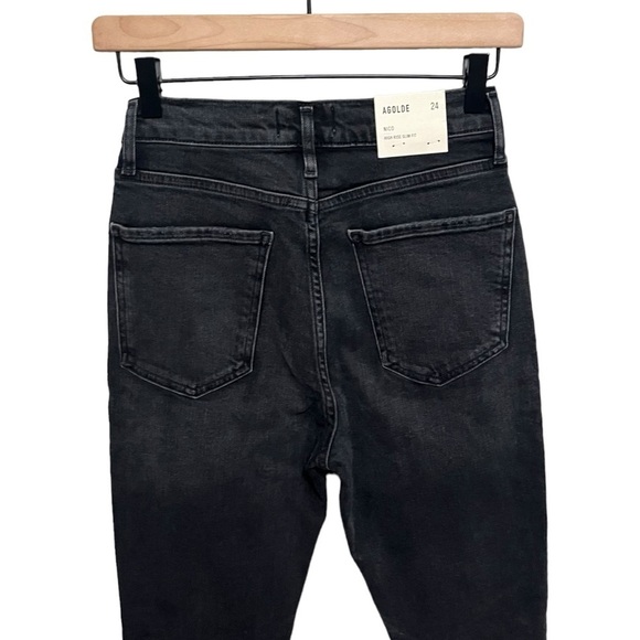 NWT Agolde Nico High Rise Slim Fit Jeans - Picture 6 of 13